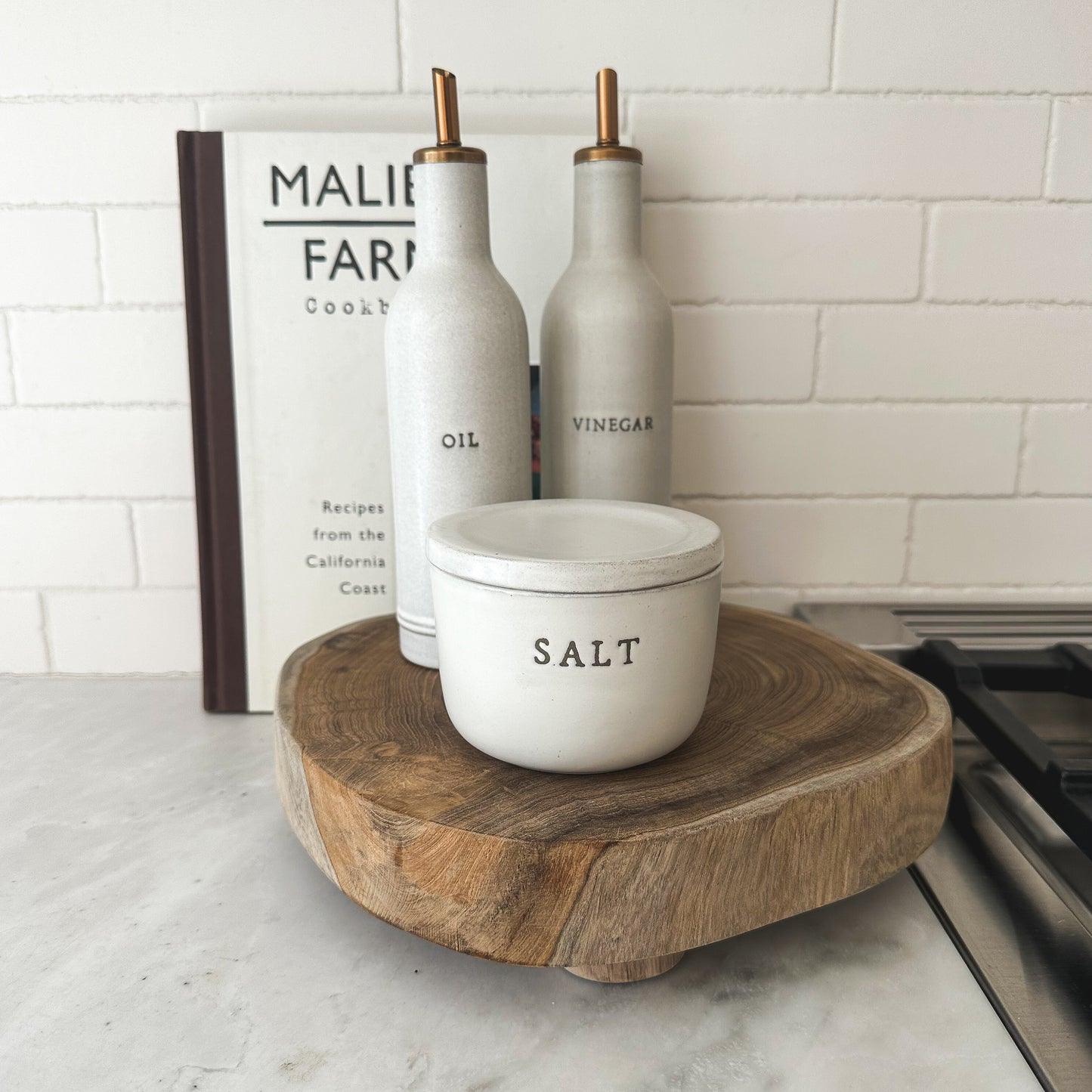 Teak Riser | Primitive Live Edge Wood Display