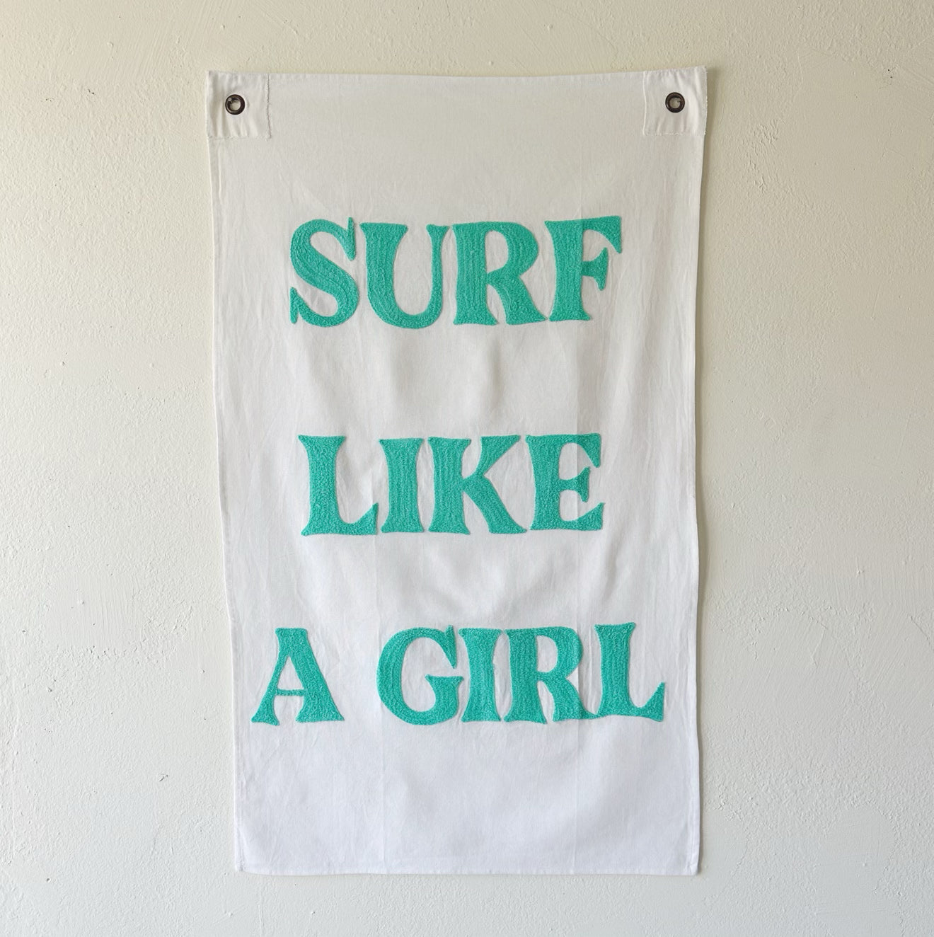 
                  
                    Surf Like A Girl Handmade Wall Tapestry
                  
                
