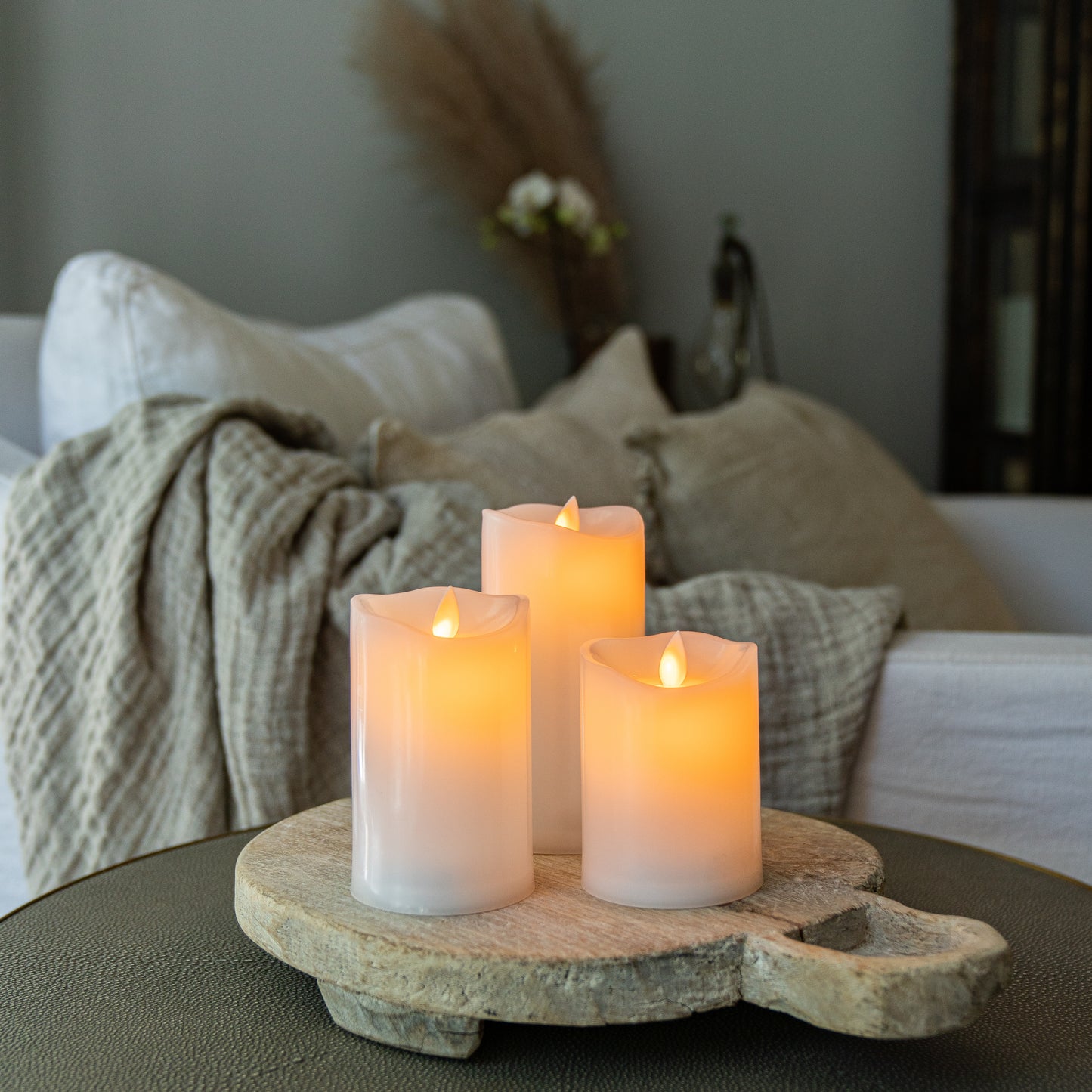 
                  
                    Flameless Candles Set of 3
                  
                