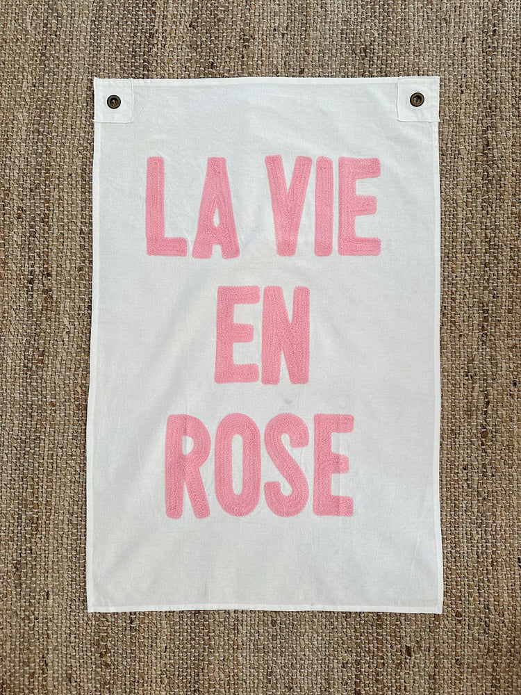 
                  
                    La Vie En Rose Handmade Wall Tapestry
                  
                