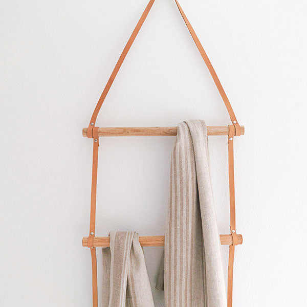 
                  
                    Hanging Blanket Ladder | Towel and Quilt Rack
                  
                