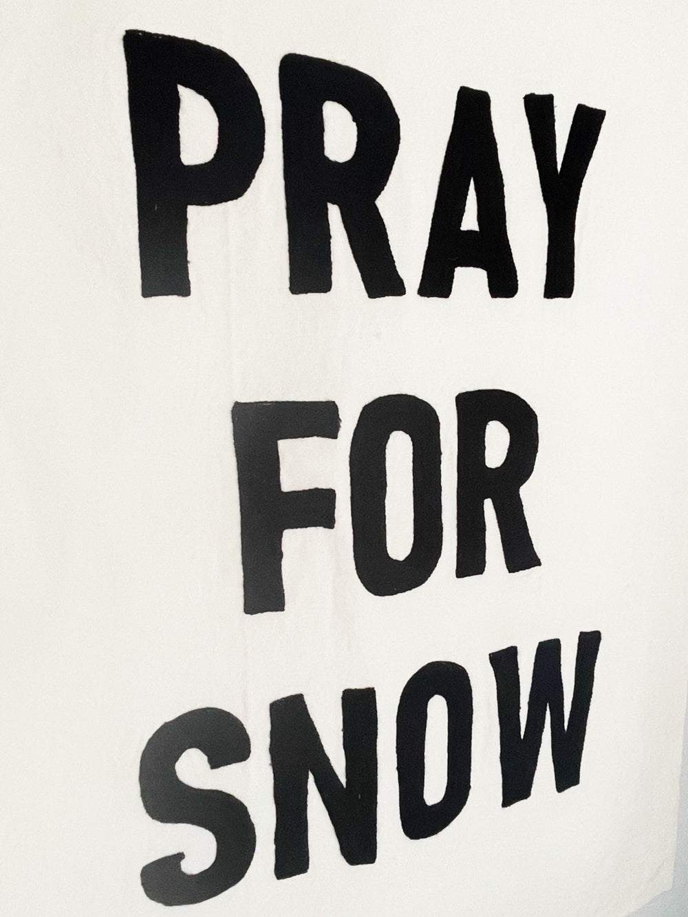 Pray For Snow Sticker